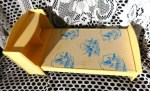 doll bed blue print side
